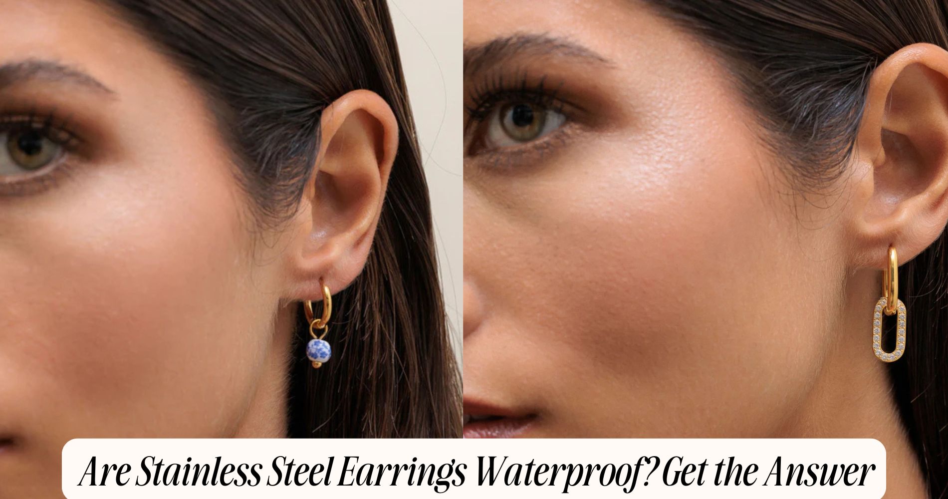 are stainless steel earrings waterproof