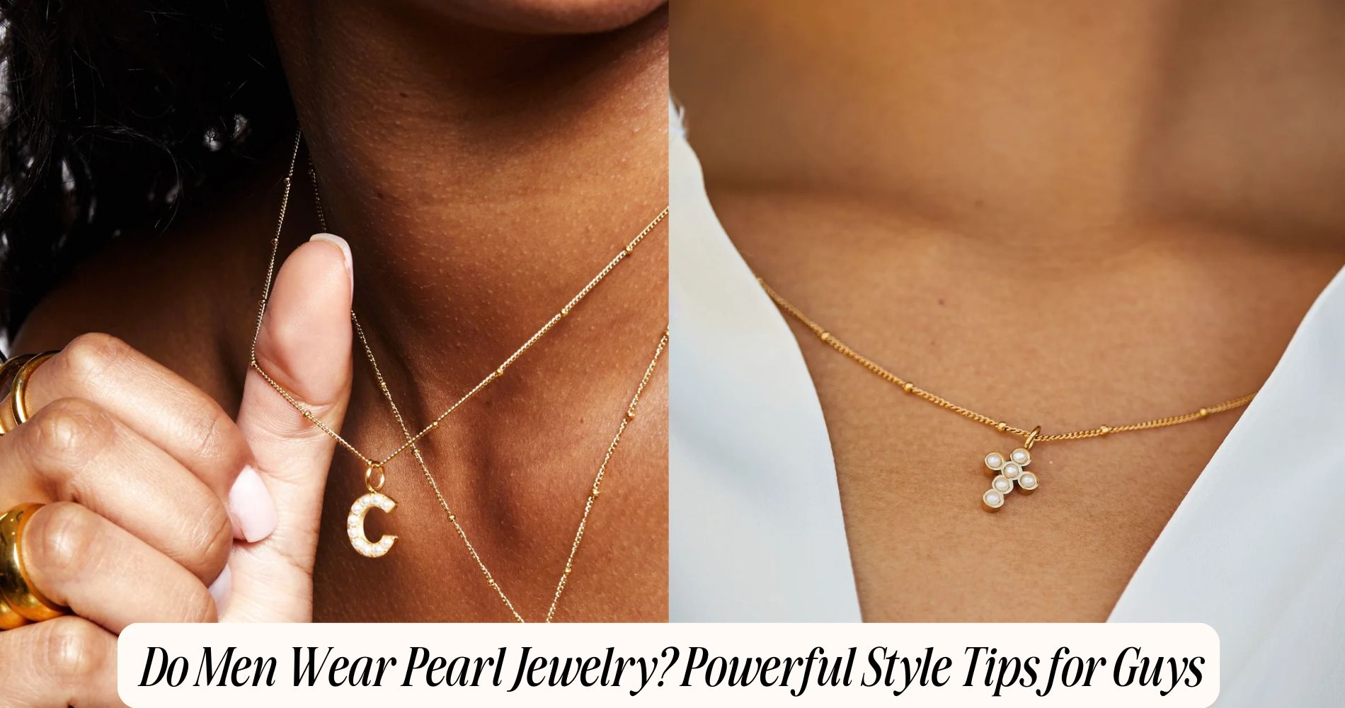 do men wear pearl jewelry