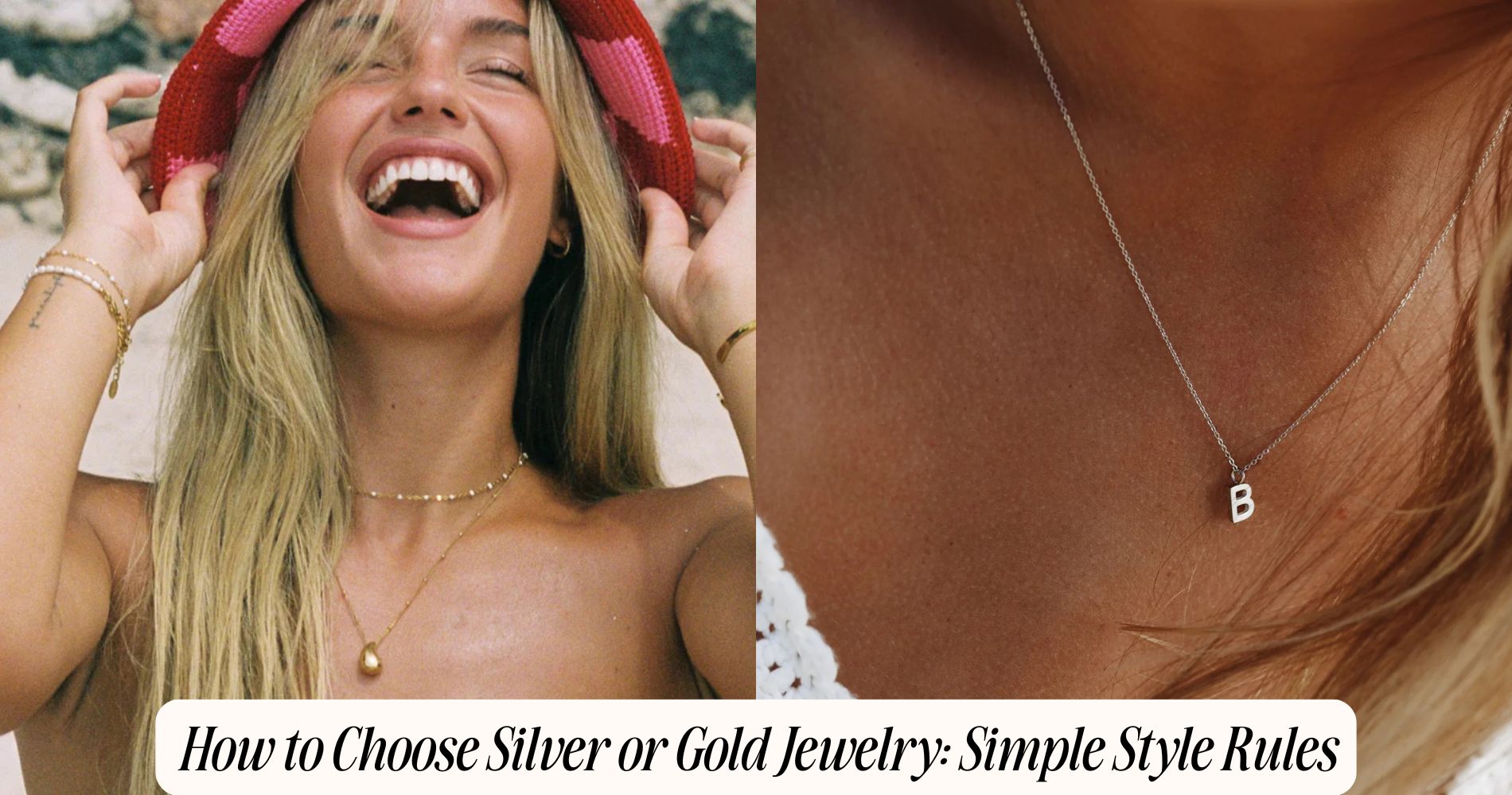 how to choose silver or gold jewelry