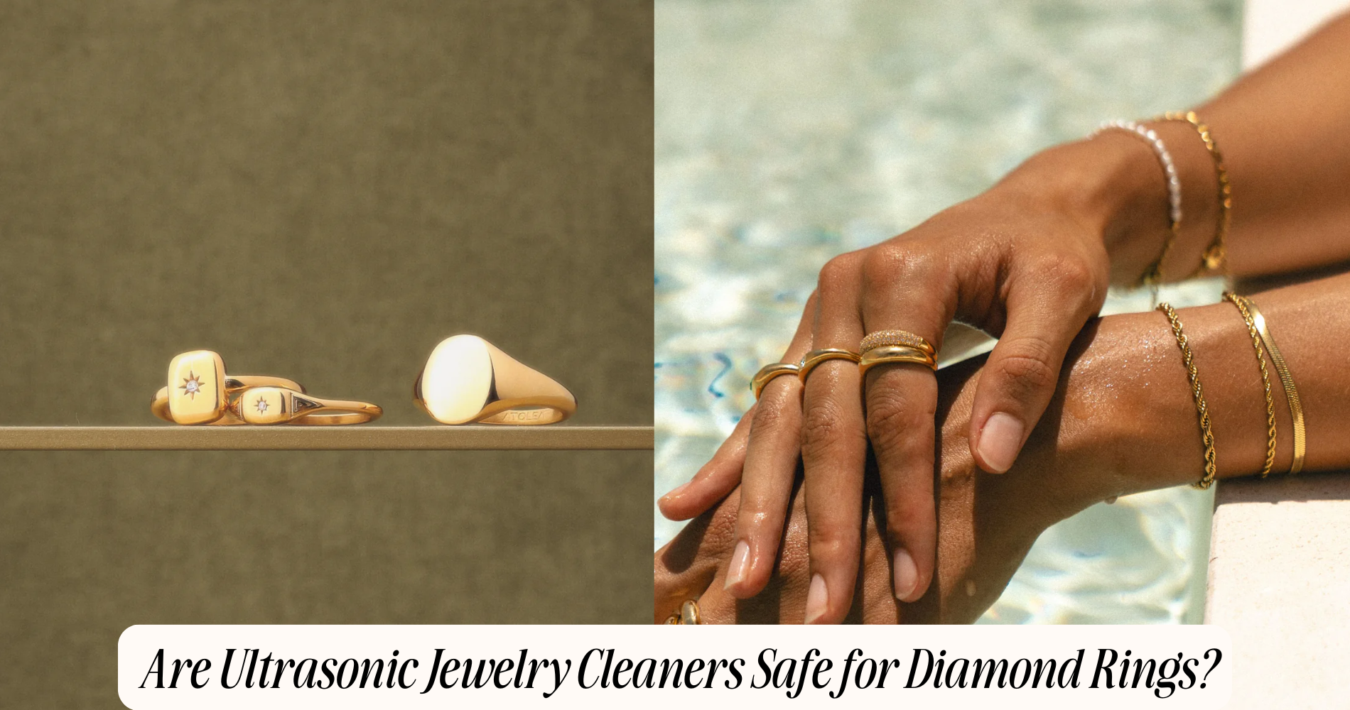 are ultrasonic jewelry cleaners safe for diamond rings