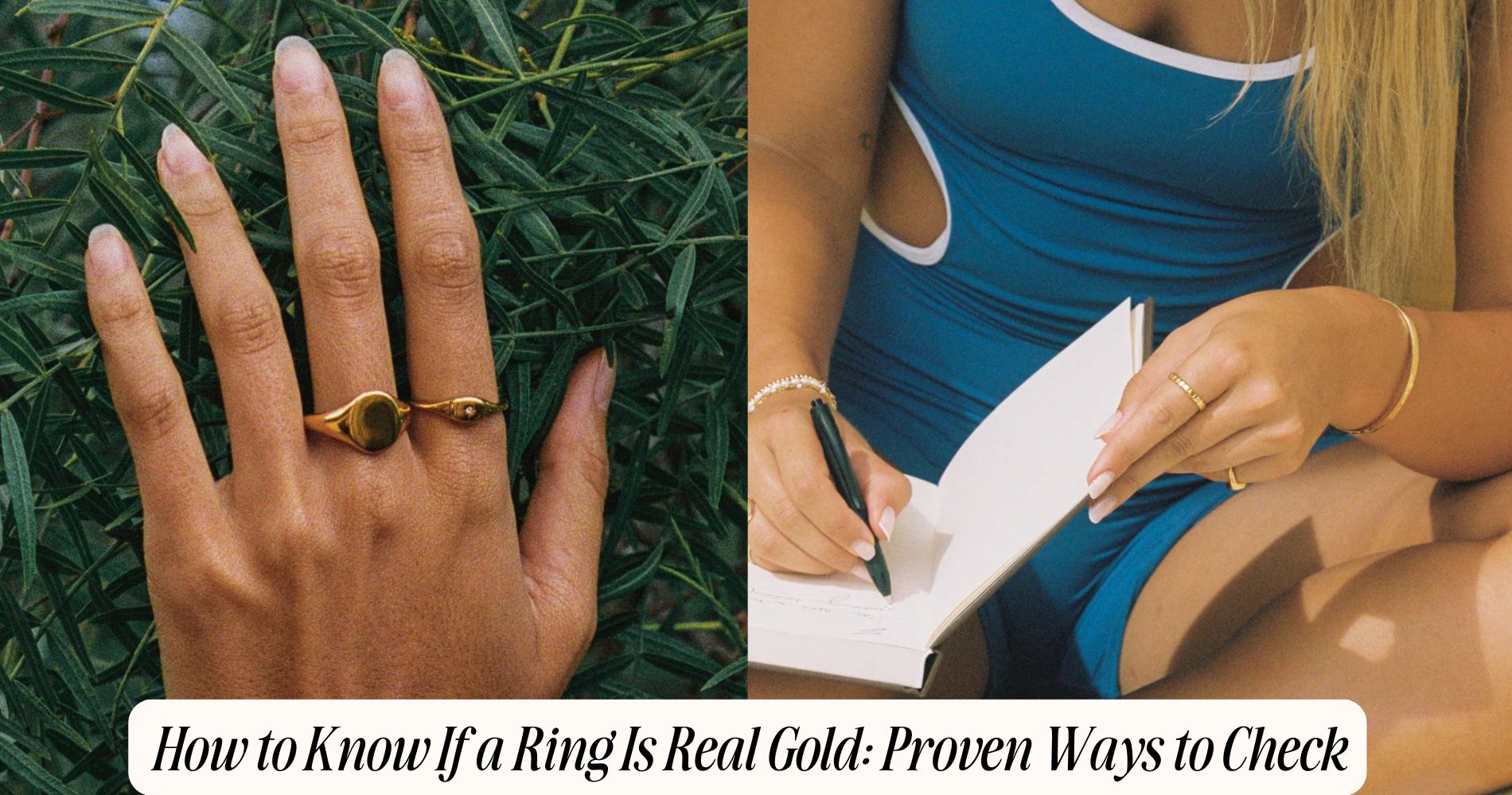 how to know if a ring is real gold