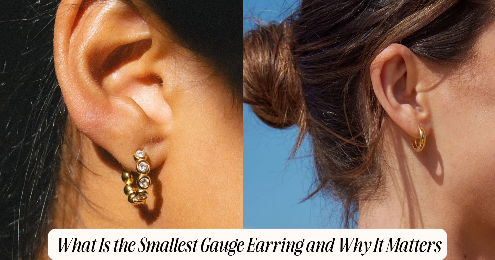 what is the smallest gauge earring