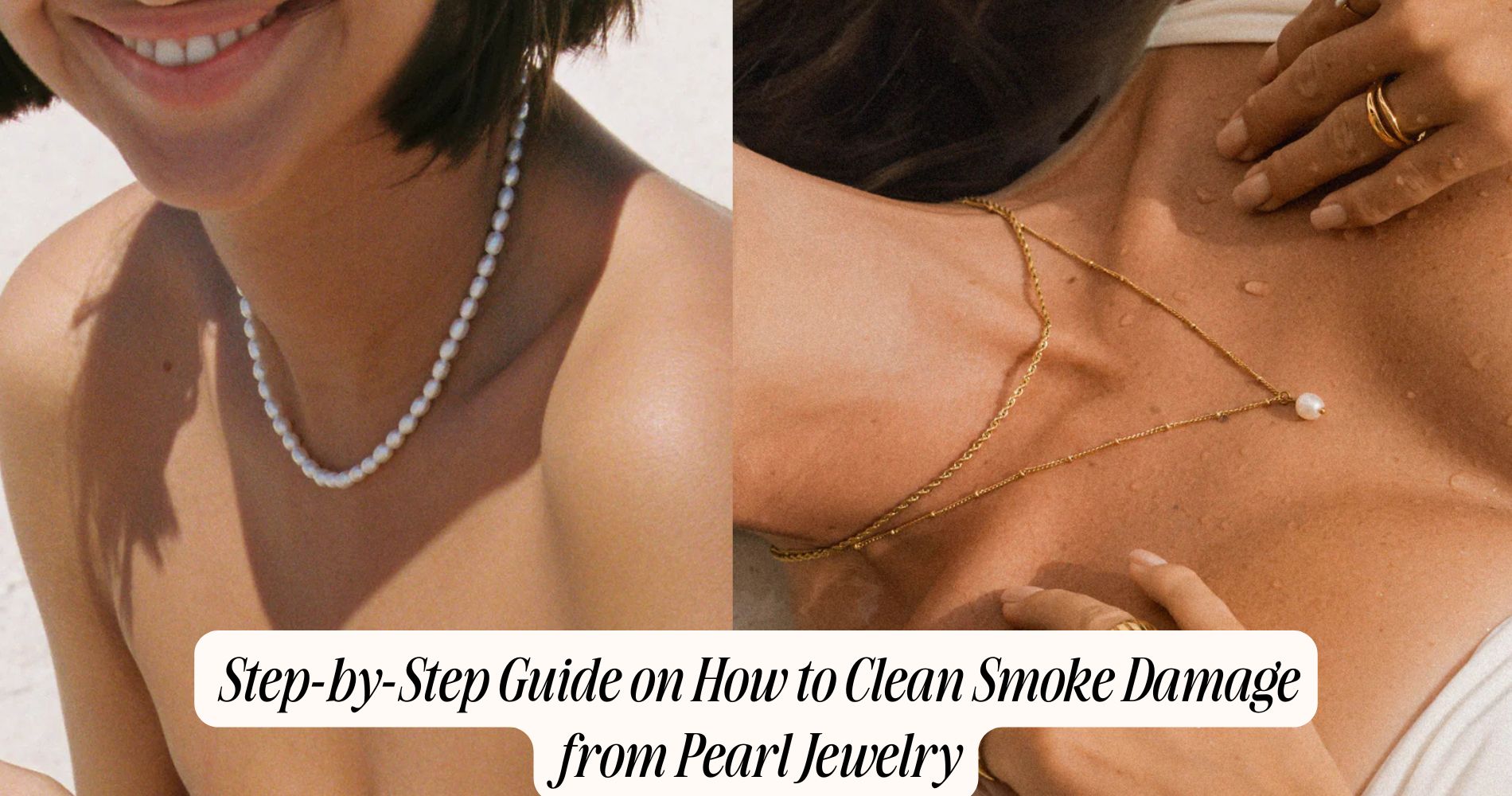 how to clean smoke damage from pearl jewelry