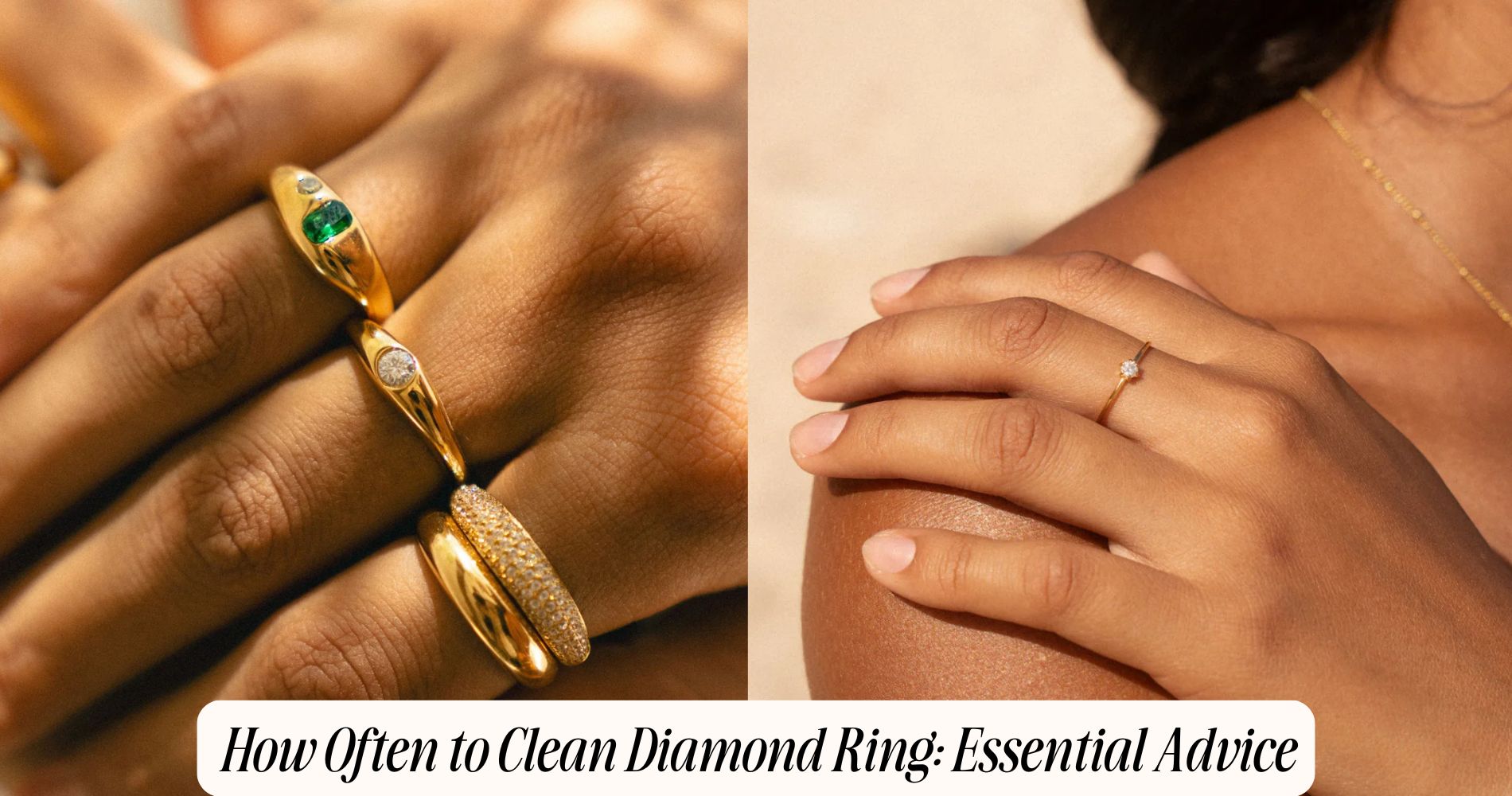 how often to clean diamond ring