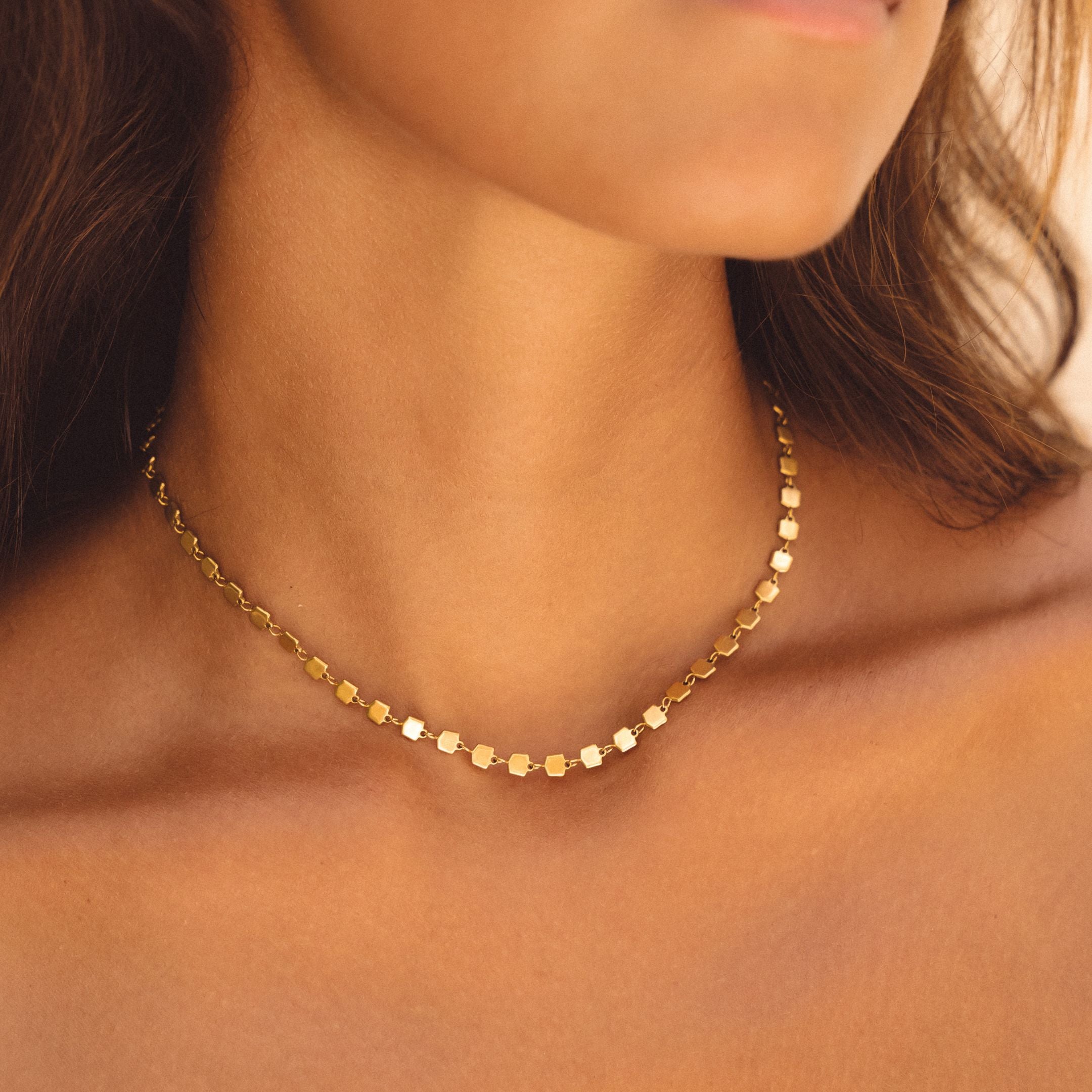 Gold Choker Necklace