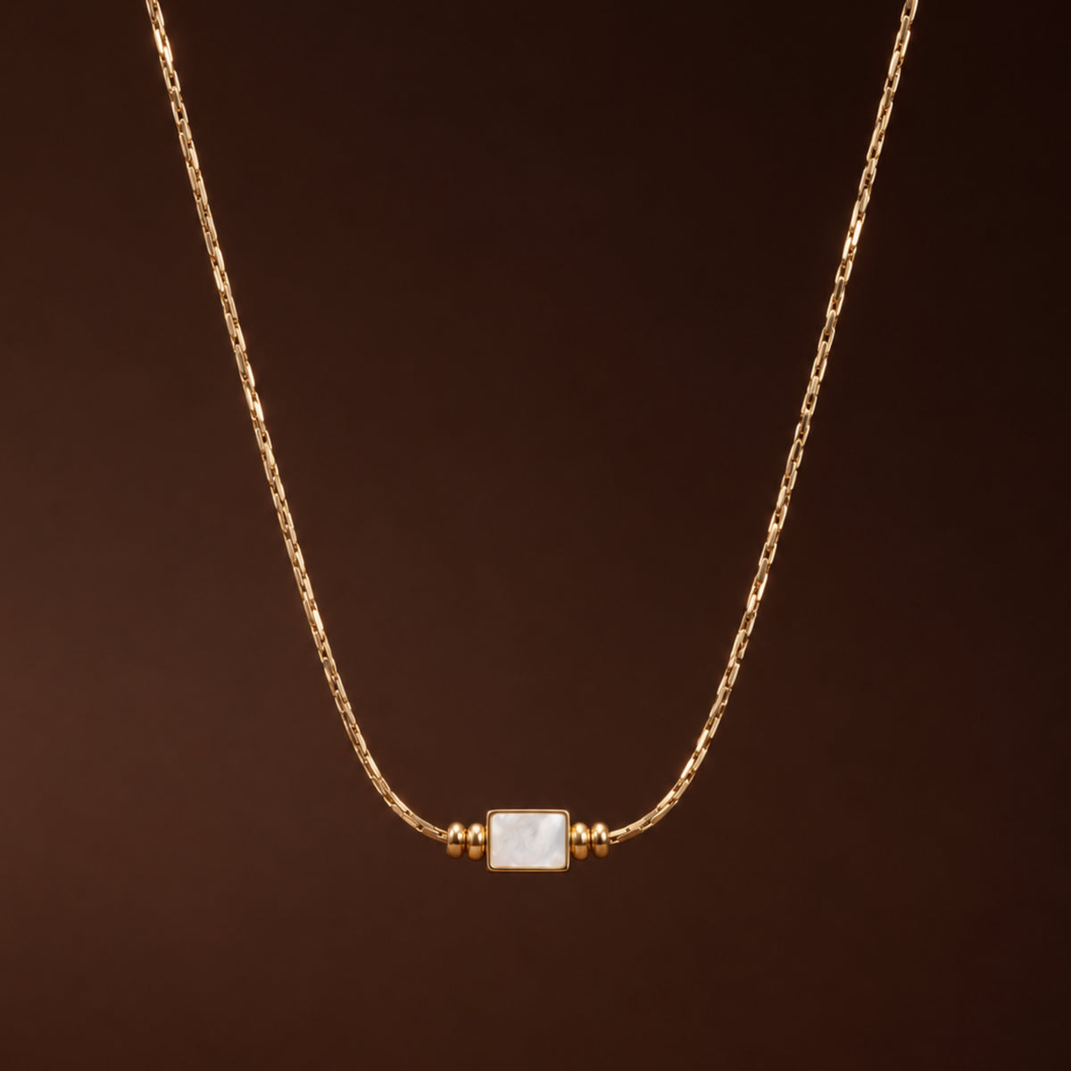 Gold Moon Necklace