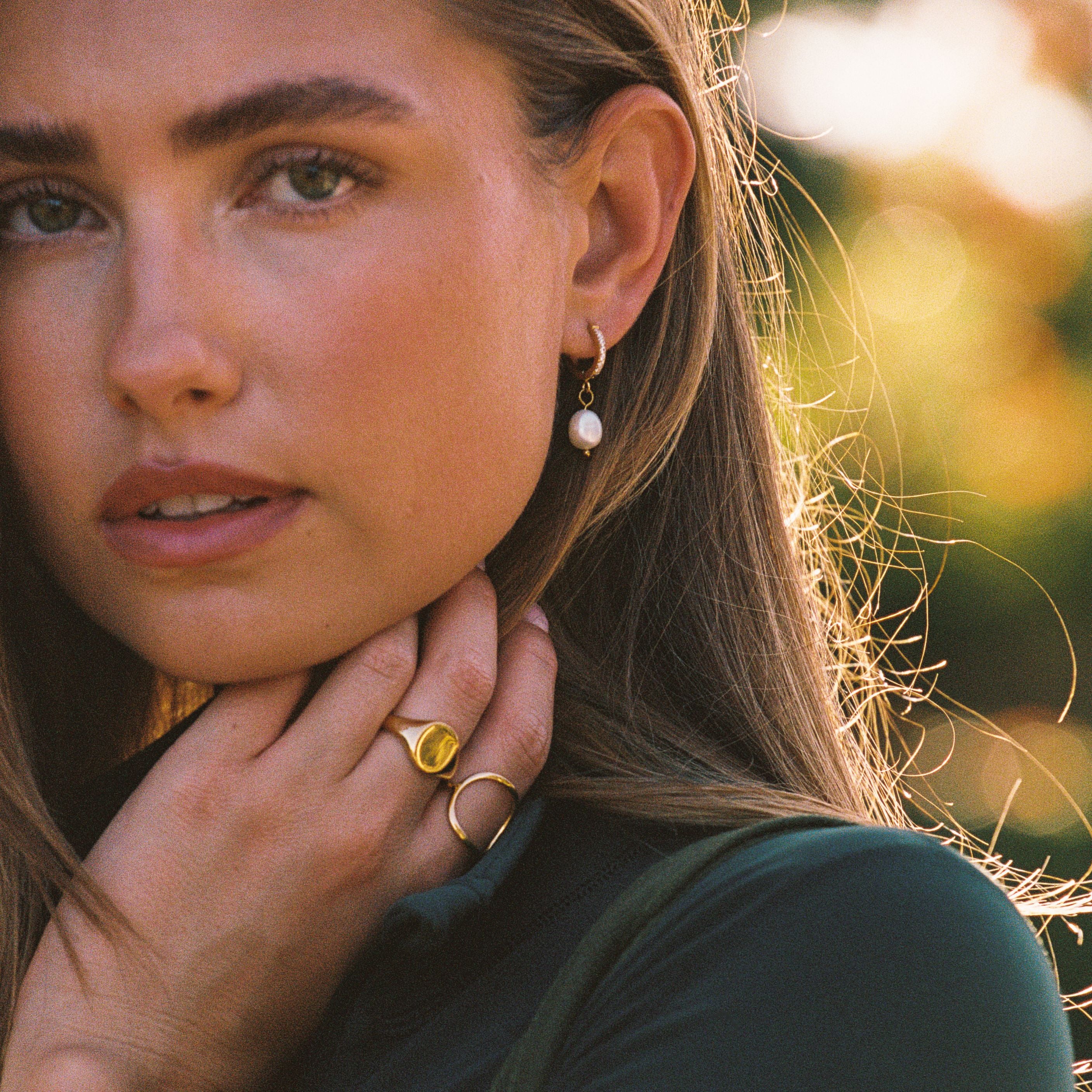 Sweatproof Pearl Earrings