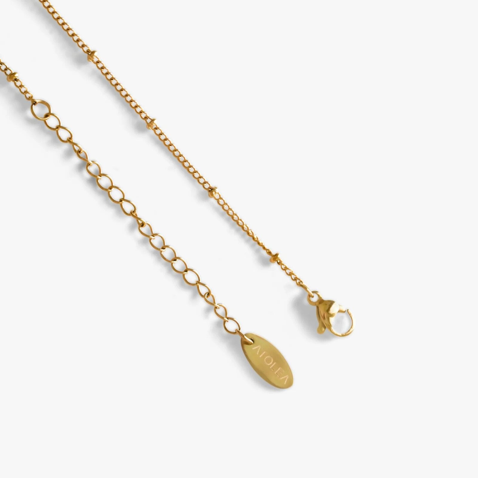 Zodiac Necklace Clasp And Extender Chain Detail