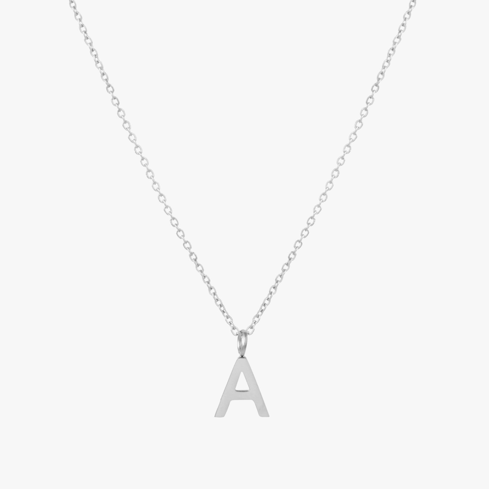 Silver Initial necklace