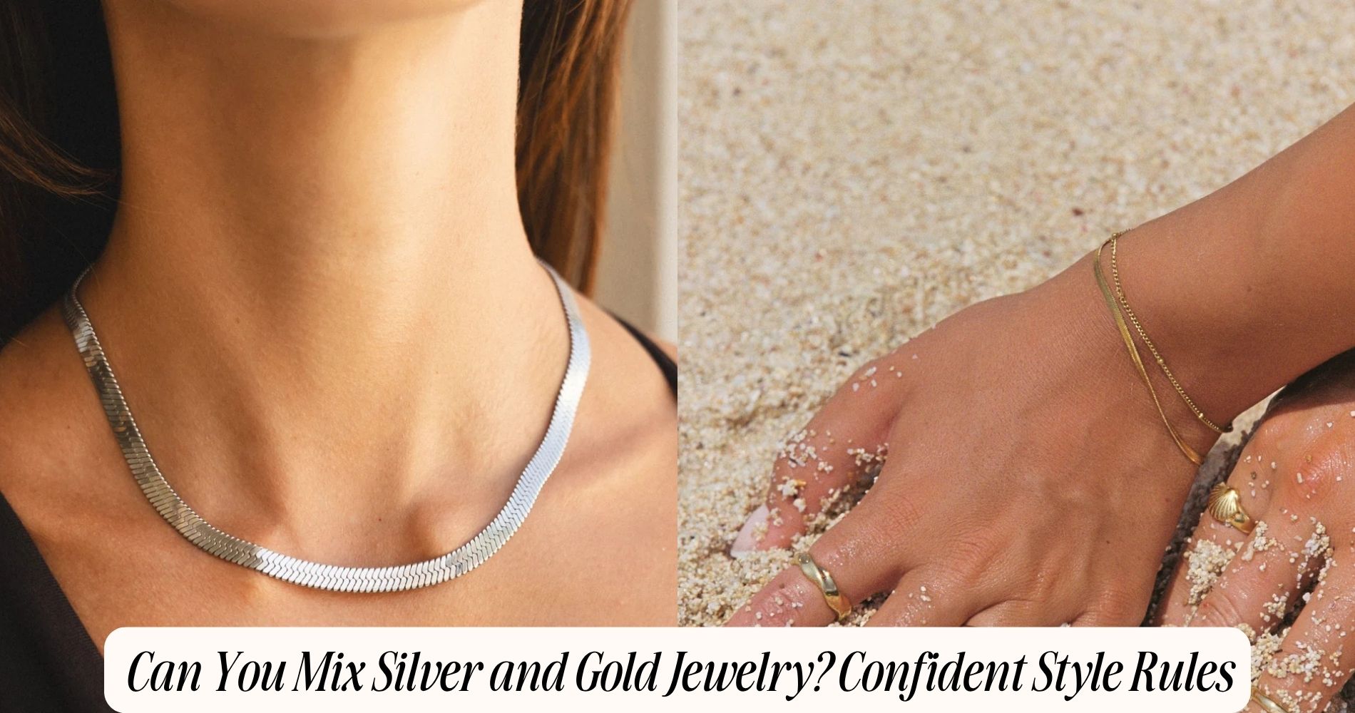 can you mix silver and gold jewelry
