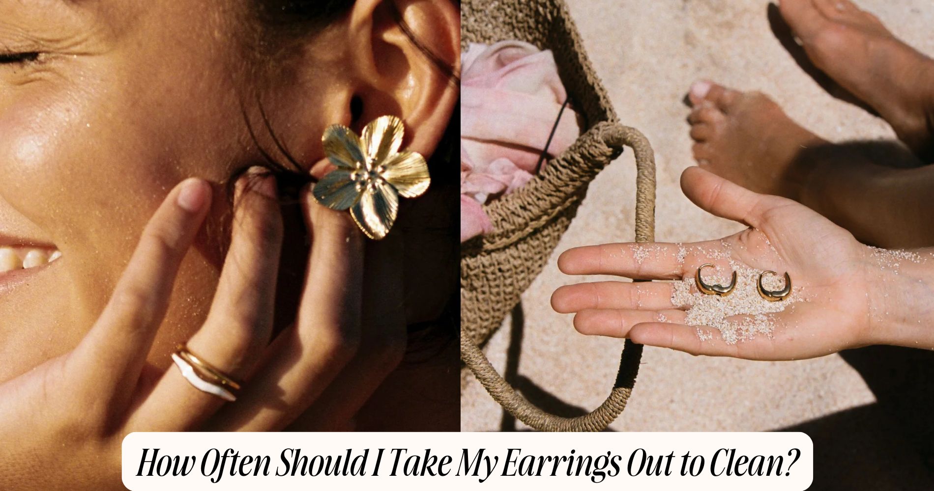 how often should i take my earrings out to clean​