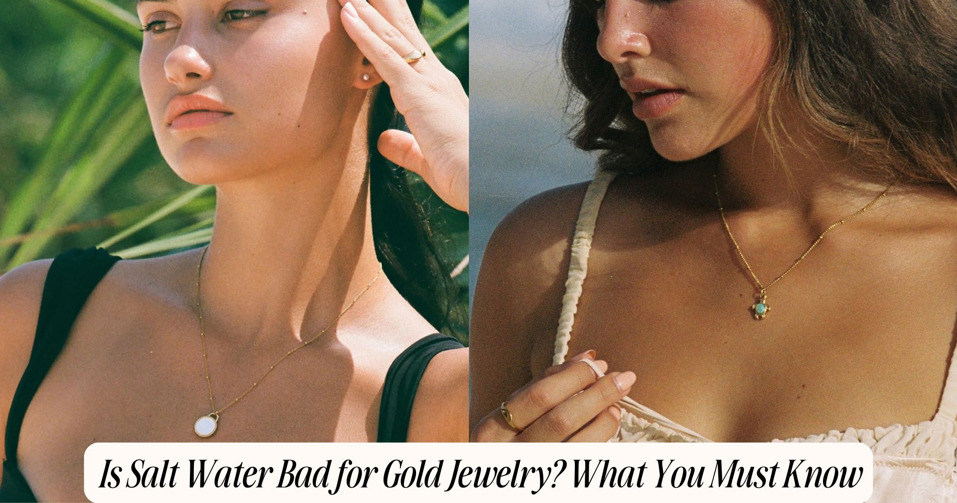 is salt water bad for gold jewelry​