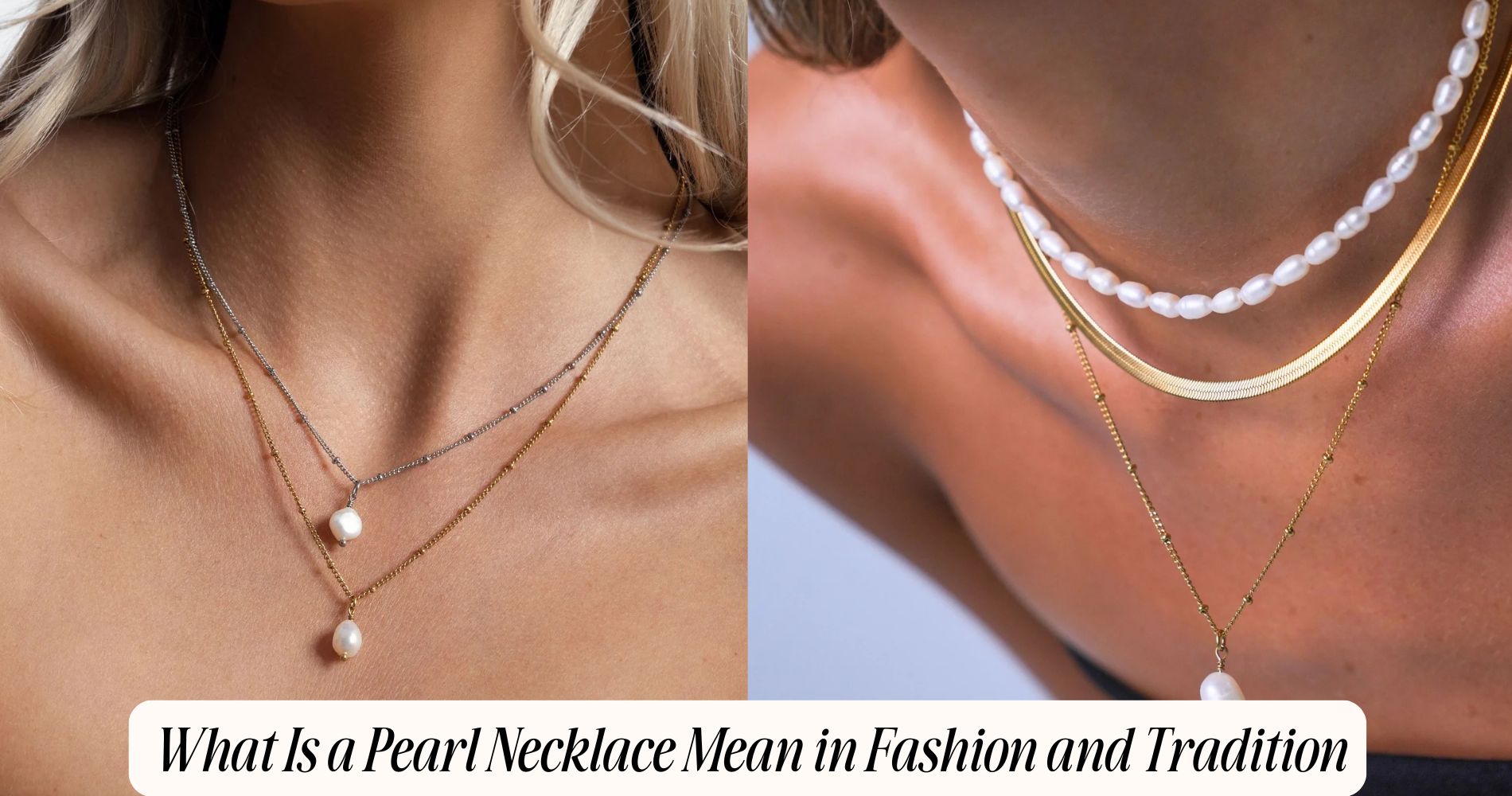 what is a pearl necklace mean