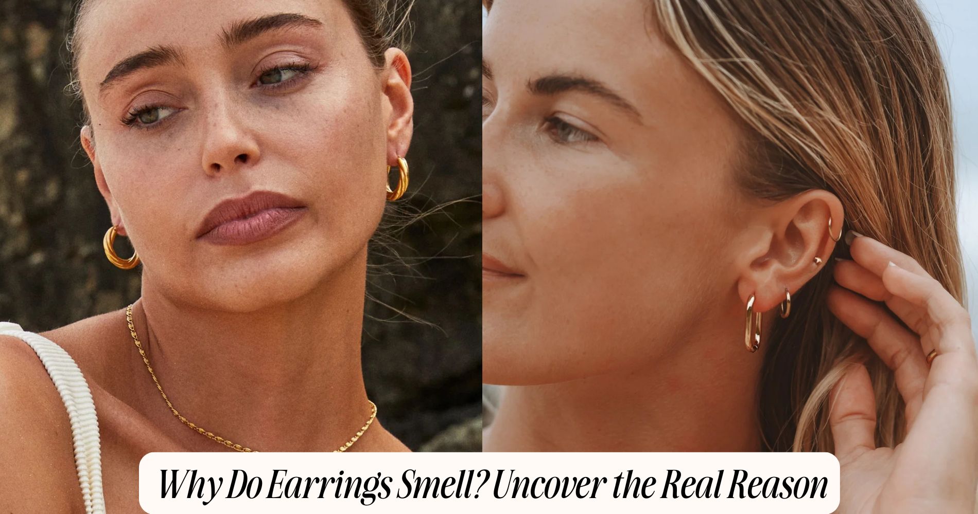 why do earrings smell​