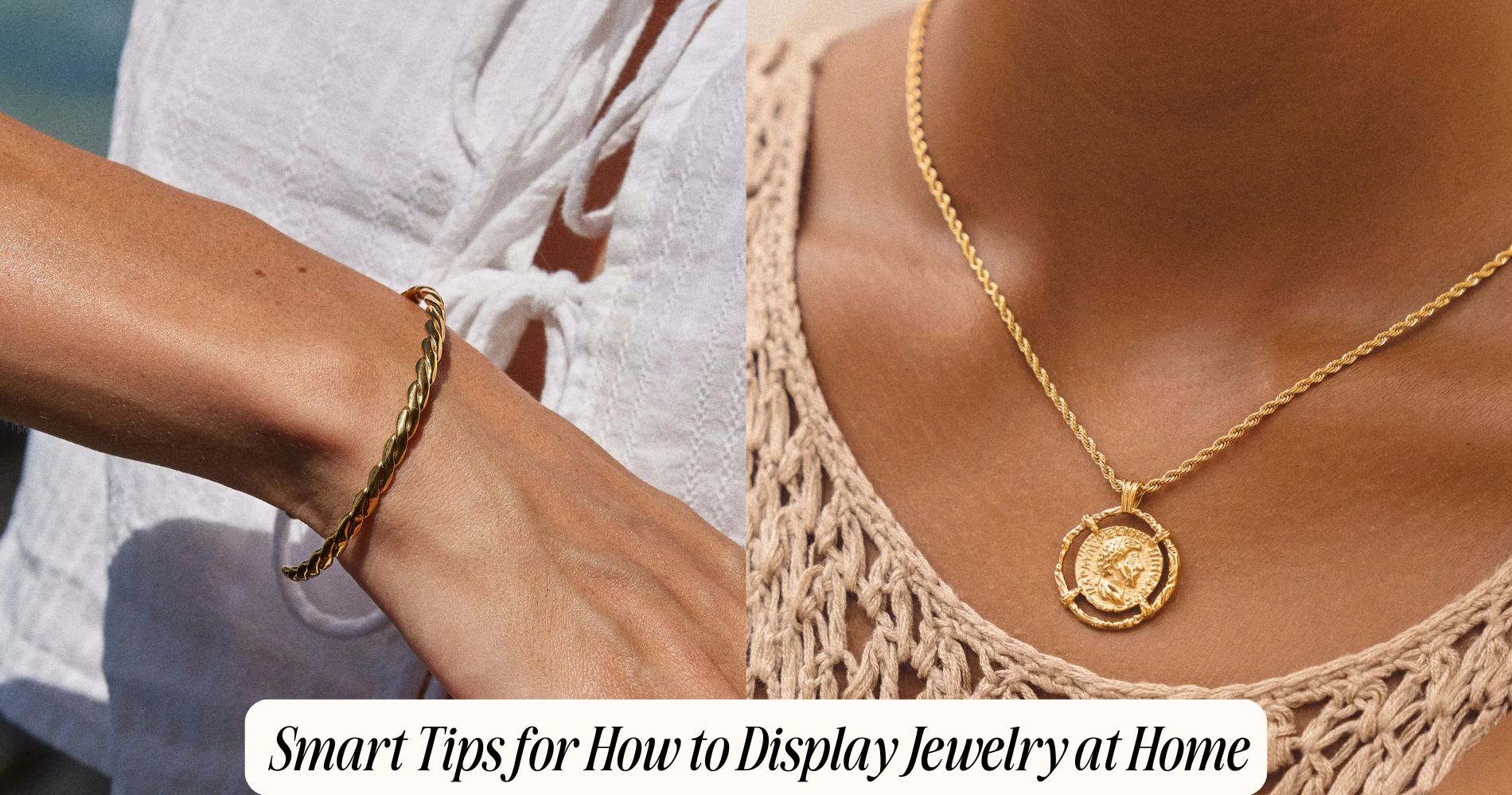 how to display jewelry at home​