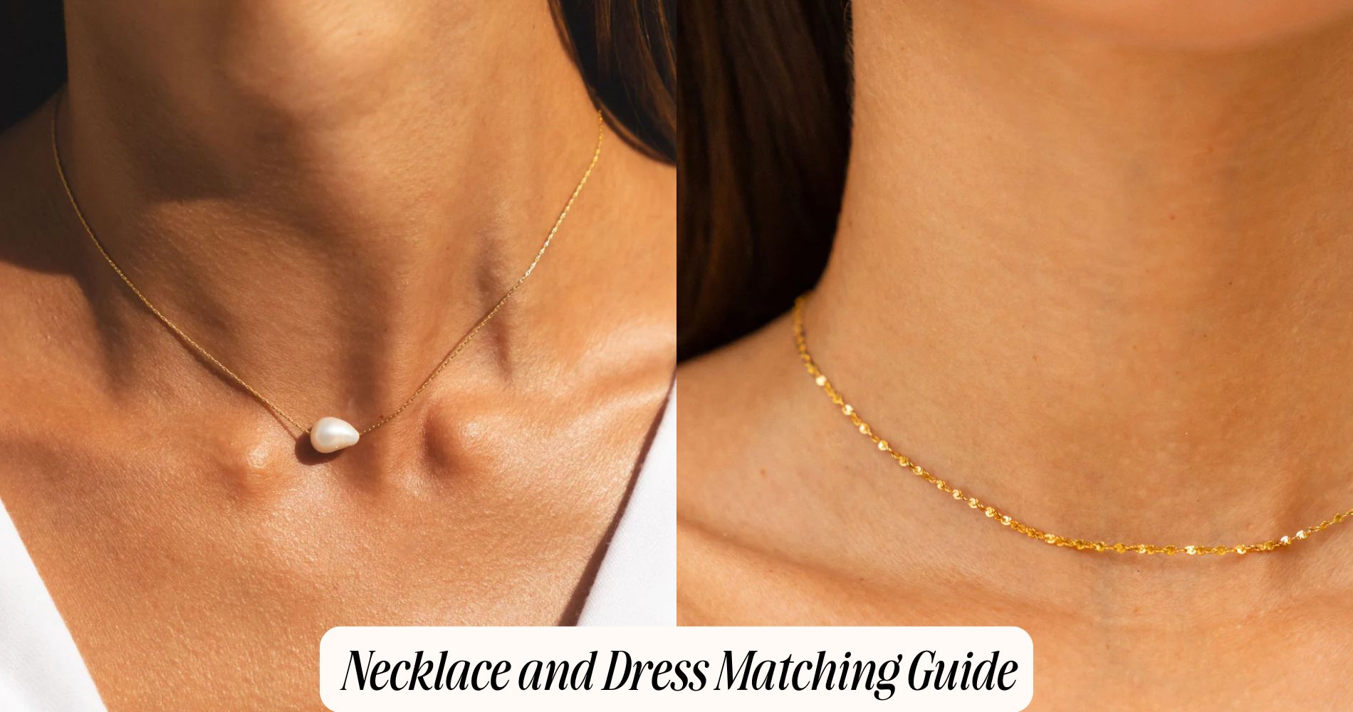 necklace and dress