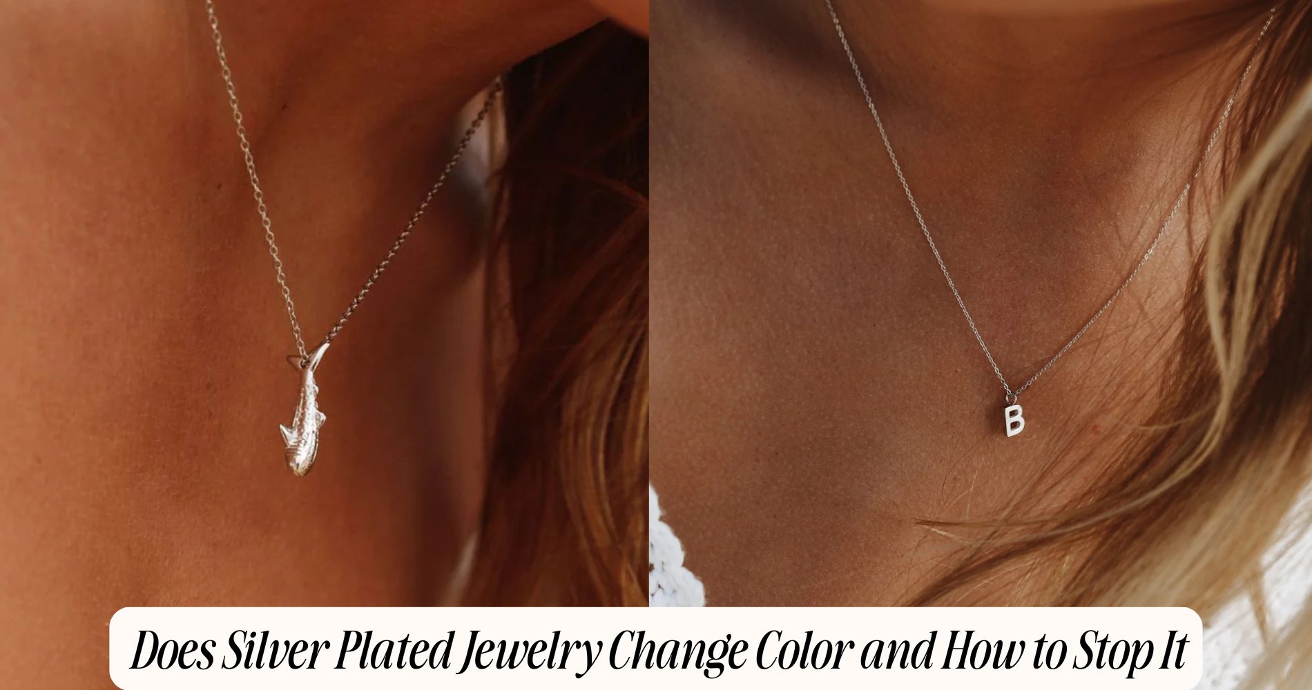 does silver plated jewelry change color​