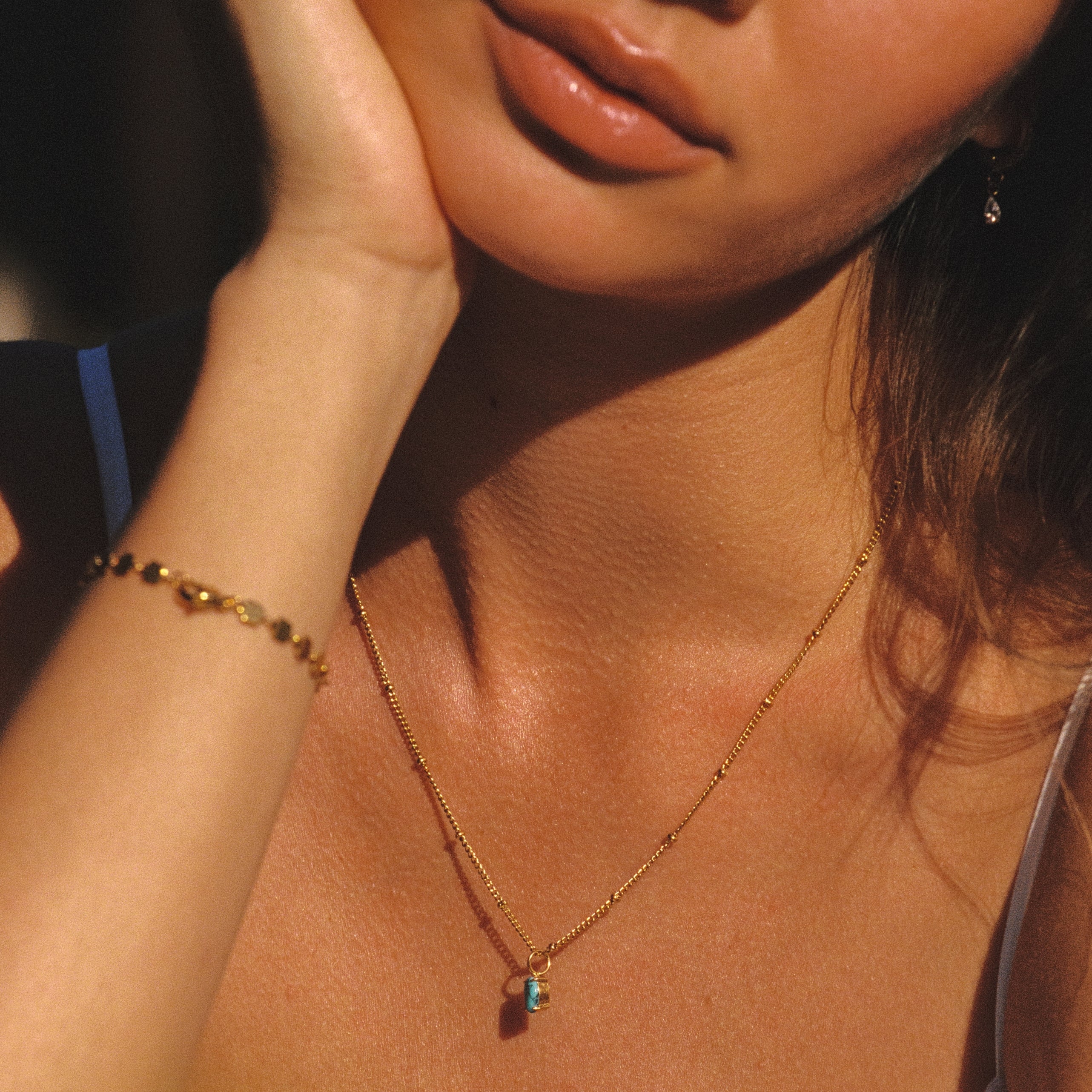 Dainty Turquoise Pendant