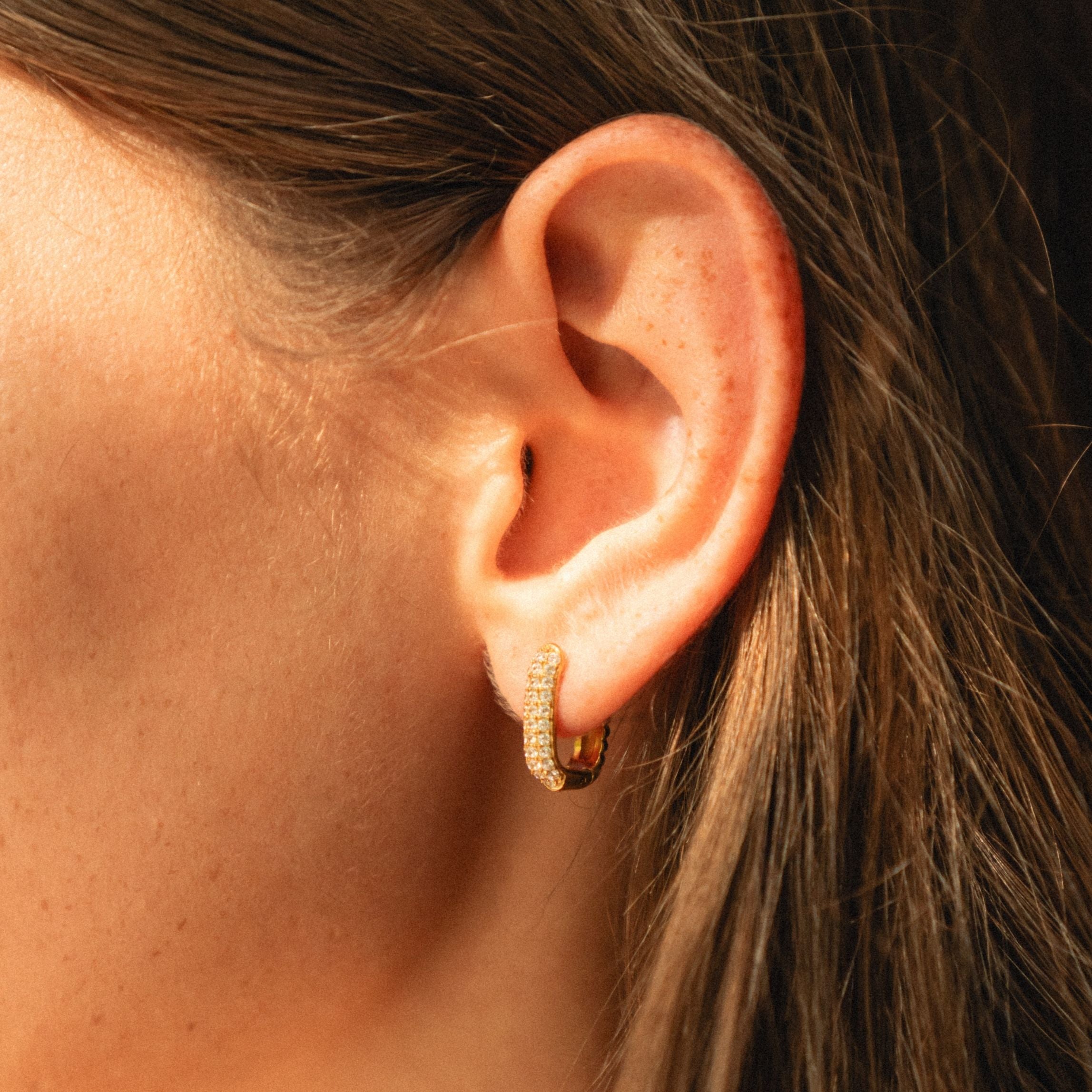 Glacier Gold Earrings