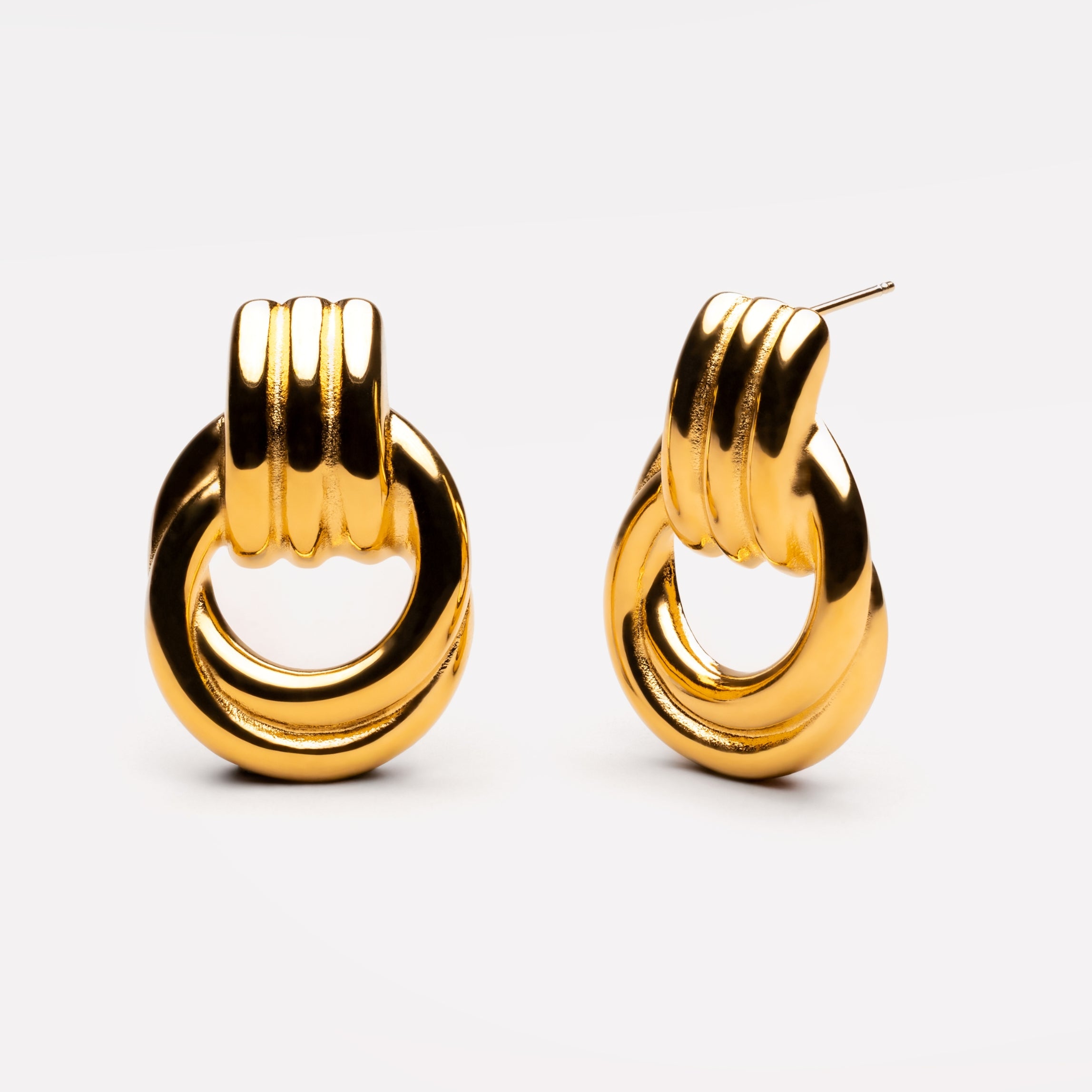 Gold Statement Earrings
