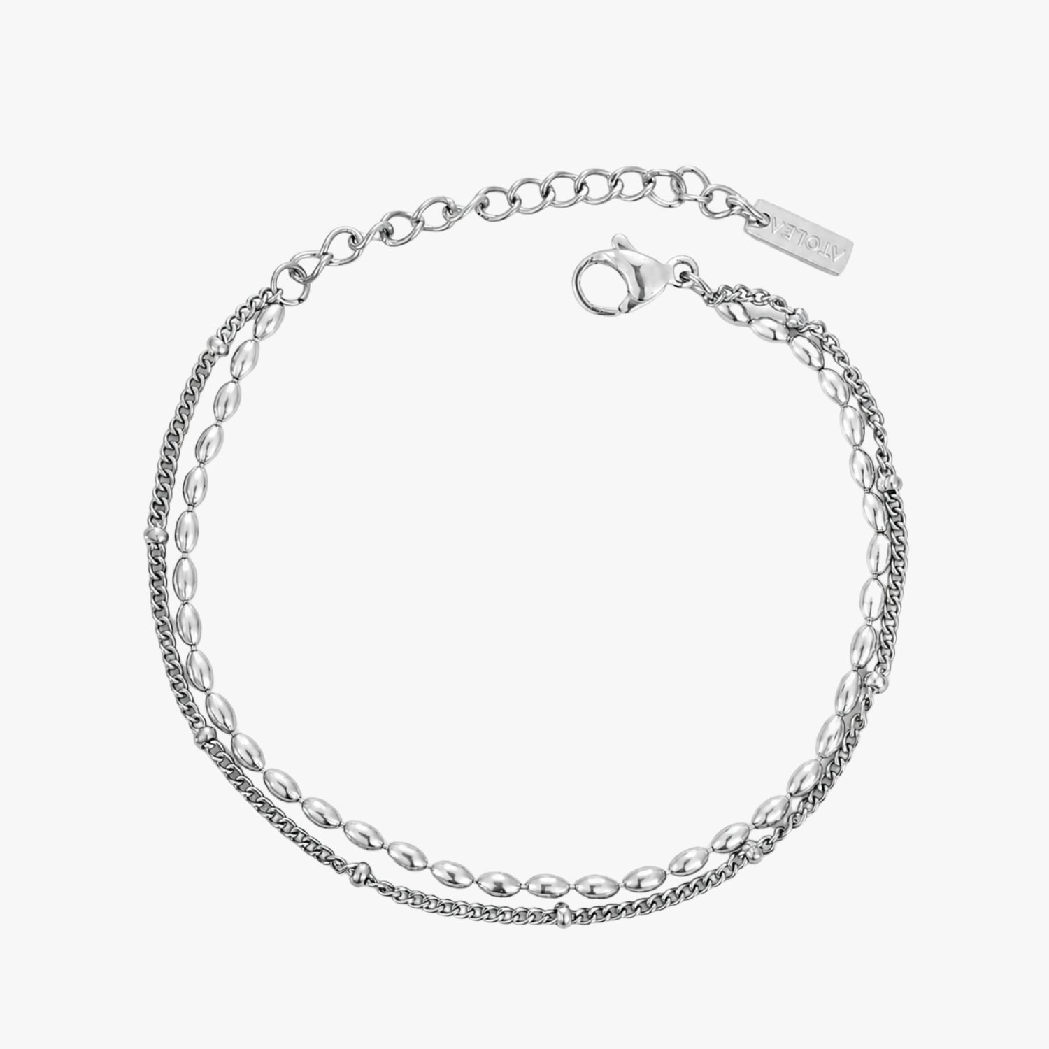 Silver Layered Necklace