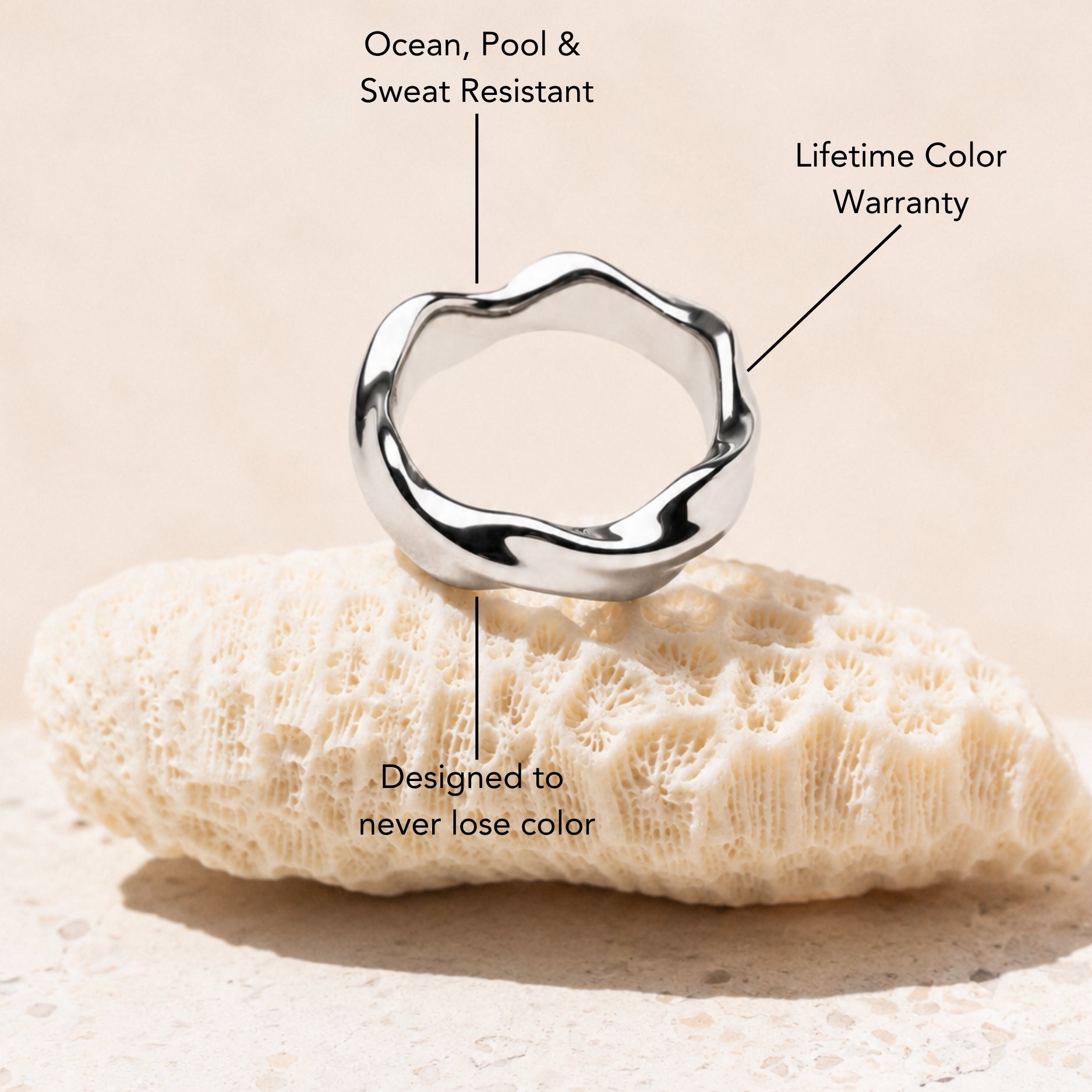 Silver Sand Ring